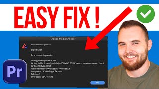 How to Fix Premiere Pro Export Error Compiling Movie QUICK GUIDE [upl. by Thorman596]