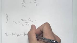 Extra Tutorial Problems  Enzyme Kinetics 3 [upl. by Eiknarf]