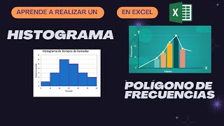 Excel  Crear histograma y polígono de frecuencias en Excel [upl. by Ydissahc695]