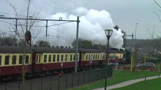 Stoomtrein achtervolging B1289 ZLSM door de Limburgsche heuvels [upl. by Volny]