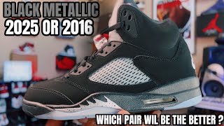 WILL THE 2025 BLACK METALLIC JORDAN 5 BE AS GOOD AS THIS 2016 PAIR [upl. by Wedurn]