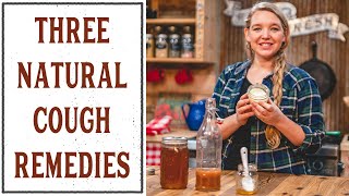 THREE NATURAL COUGH REMEDIES  HOMEMADE GARLIC SALVE [upl. by Rothwell]