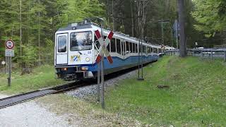 Bayerische Zugspitzbahn Wagen 1516  Bergfahrt zw Eibsee und Grainau [upl. by Wagstaff258]