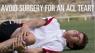 ACL injury Nonsurgical treatment [upl. by Cyn]