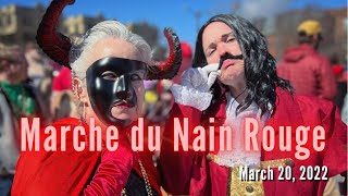 Marche du Nain Rouge  March 20 2022 [upl. by Seen]