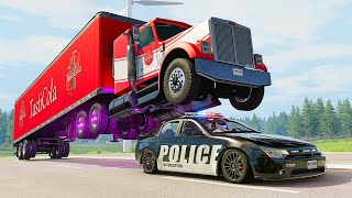 Police Car Chases 63  BeamNG DRIVE  SmashChan [upl. by Gayel421]