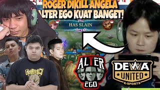 KITING ALTER EGO TERLALU GILA  ROGER DIKILL ANGELA REKT  ALTER EGO VS DEWA MATCH 2  MPL S13 [upl. by Mallon]