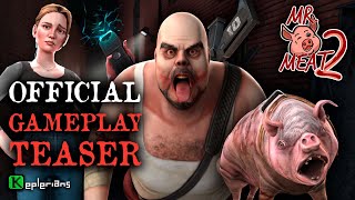 GAMEPLAY TEASER 🎮 MR MEAT 2 PRISON BREAK 🍖🐷 [upl. by Ahseyd]