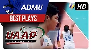 UAAP 78 MV Marck Espejo with a clean service ace [upl. by Sergio]