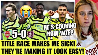 Cant Stand AFC but Saka amp Odegaard wow Havertz Cooking WTF Arsenal 50 Burnley Reaction [upl. by Garwood]