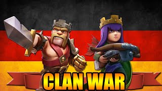 DEUTSCH VS DEUTSCH LIVE CLANWAR ACTION ★ CLASH OF CLANS ★ Lets Play COC ★ German Deutsch HD [upl. by Arval]