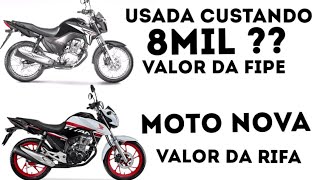 Preço das motos na tabela Fipe pop 110 icg Titan 160 2021XRE 300XRE 190  start 160 Titan 150 [upl. by Esidnak]