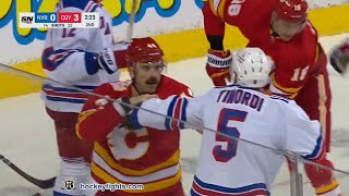 Jarred Tinordi vs Erik Gudbranson Nov 6 2021 [upl. by Lucey369]