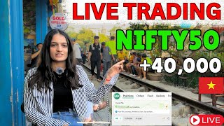 Live Nifty Intraday Trading  Option Buying Scalping  Profit 40000 [upl. by Hoxsie634]