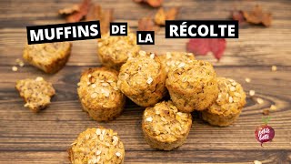 Muffins des récoltes 🍁Recette muffins carottes pommes La petite bette [upl. by Watkins]