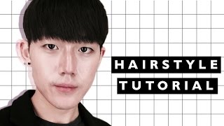 KOREAN HAIRSTYLE TUTORIAL  Brute Choi [upl. by Milan]