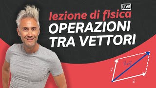 come preparare uninterrogazione o compito di fisica sulle OPERAZIONI TRA VETTORI [upl. by Netsirhk]