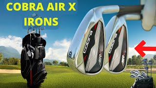 COBRA AIR X IRONS REVIEW 2022  LIGHTWEIGHT HIGHFLYERS  COBRA AIRX [upl. by Montagu316]