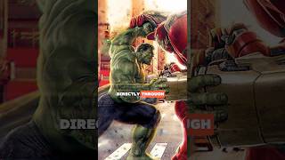 😱😨Iron Man Beat Hulk by Stabbing Him Through the Eye😱😧 shorts shortsfeed marvel mcu rdj dc [upl. by Zacarias]