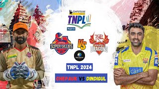 CSG vs DD TNPL Live  Chepauk Super Gillies vs Dindigul Dragons [upl. by Gypsie503]