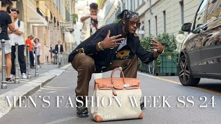 MILAN MENS FASHION WEEK SS 24•streetwear and style trends•Jacob Elordi [upl. by Dur]