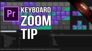 Premiere Pro Program Monitor Panel Zoom Tip [upl. by Debora]