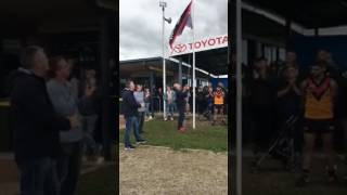 East Keilor Football Club 2016 Senior Premiership Flag Unfurling [upl. by Norga]