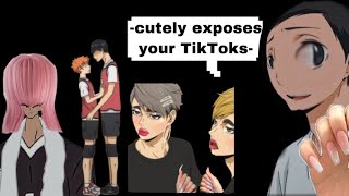 Ennoshita exposes TikToks Haikyuu texts\ part 1 [upl. by Aenel]