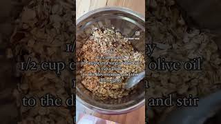 The BEST homemade granola recipe Ditch cereal and eat this instead granola recipe breakfastfood [upl. by Oam327]