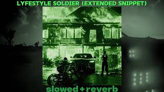 Yeat  Lyfestyle soldier Extended Snippet slowed  reverb [upl. by Giule]