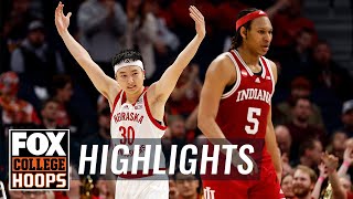 Indiana Hoosiers vs Nebraska Cornhuskers Big Ten Tournament Highlights  CBB on FOX [upl. by Socha]