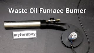 Metal Casting at Home Part 92 Waste Oil Burner Part 2 Blower [upl. by Beryle]