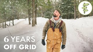 Man Spends 6 Years Living OffGrid with Rainwater amp Solar in a SelfBuilt Cabin [upl. by Sessilu895]