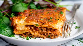 Easy Homemade Lasagne Recipe  Perfect Family Comfort Food [upl. by Hajin]