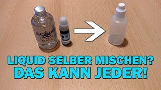 Liquid selber mischen 5050 7030 100VG  Anfänger Tutorial EZigarette [upl. by Nevah53]