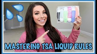 TSA CARRY ON amp LIQUID RULES  Tips and Hacks from a Flight Attendant [upl. by Aihtebat188]