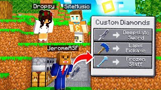 Minecraft Manhunt But I Have CUSTOM DIAMONDS [upl. by Riesman677]