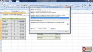 Excel 2007 Mise En Forme Conditionnelle avec les fonctions Max et Min [upl. by Olwena]