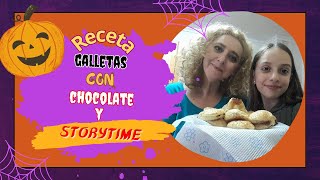 Receta Galletas con chocolate y storytime [upl. by Huskamp774]