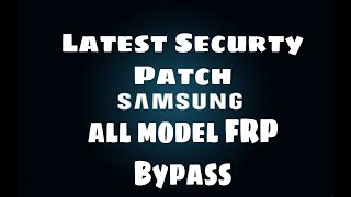 Samsung FRP Bypass All model Latest security patch By TTW [upl. by Notlit992]