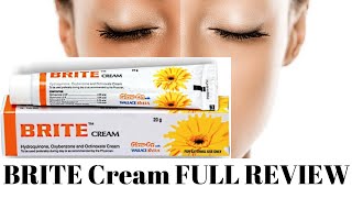 BRITE CREAM FULL REVIEW BEST CREAM FOR FAIRNESS [upl. by Yarised585]