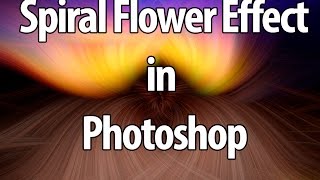 Spiral Flower Graphic Effect in Photoshop [upl. by Googins]