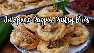 Jalapeno Popper Pastry Bites [upl. by Pernas580]