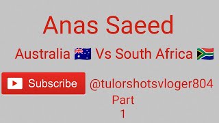 Australia Vs South Africa Match Part 1 Agrica Thrilling batting 😯😯😯😯😳😳😳😯😯😯😯😯😯😯 Subscribe my channel [upl. by Creigh338]