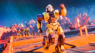 TRANSFORMERS ONE Movie Clip  Running From The Train 2024 [upl. by Eelloh]