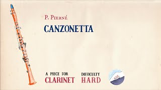 🎹 P Pierné  Canzonetta Piano Accompaniment Playback for Clarinet🎹 [upl. by Idnew14]