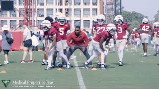 Alabama highlights amp newcomers at Day 1 of Fall Camp WRs LBs and secondary [upl. by Emanuela]