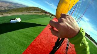 Inflado y control del parapente con viento [upl. by Demmer44]