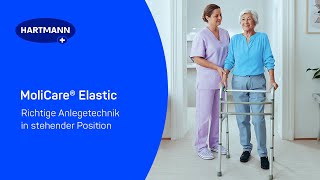 MoliCare® Elastic richtig anlegen in stehender Position [upl. by Yleak567]