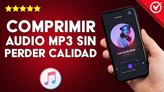 ¿Cómo comprimir AUDIOS MP3 sin perder calidad  Online PC o móvil [upl. by Merceer]